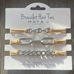 Maya J Bracelet Hair Ties Set